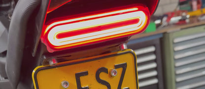 Achterlicht inbouw met geïntegreerd knipperlicht LED